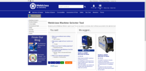 Weldclass Product Selector